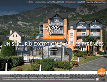 Tablet Screenshot of hotel-chezpierredagos.com